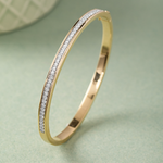 Classic Diamond Oval Bracelet, 14K Solid Gold, 7/8 ct Lab Grown Diamond-5