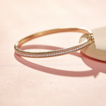 Classic Diamond Oval Bracelet, 14K Gold Vermeil, 7/8 ct Lab Grown Diamond-6