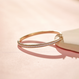 Classic Diamond Oval Bracelet, 14K Solid Gold, 7/8 ct Lab Grown Diamond-1