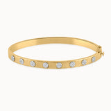 Station Diamond Oval Bracelet, 14K Gold Vermeil, 1/3 ct Lab Grown Diamond-3