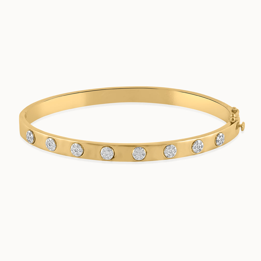 Station Diamond Oval Bracelet, 14K Gold Vermeil, 1/3 ct Lab Grown Diamond-3