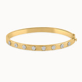 Station Diamond Oval Bracelet, 14K Solid Gold, 1/3 ct Lab Grown Diamond-3