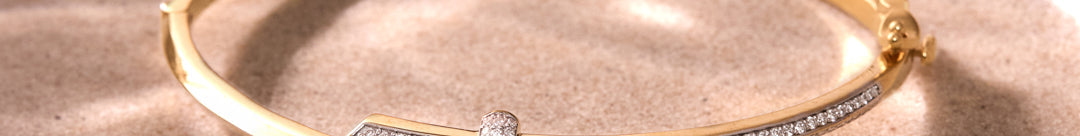 Bold Edge Diamond Oval Bracelet