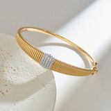 Bold Texture Diamond Bracelet