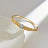 Bold Texture Diamond Bracelet