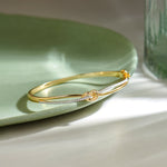 Celtic Diamond Knot Bracelet, 14K Solid Gold, 1/3 ct Lab Grown Diamond-1