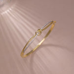 Celtic Diamond Knot Bracelet, 14K Gold Vermeil, 1/3 ct Lab Grown Diamond-7
