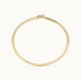 Celtic Diamond Knot Bracelet, 14K Solid Gold, 1/3 ct Lab Grown Diamond-6