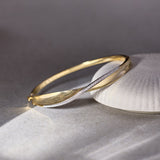 Twist of Brilliance Oval Bracelet