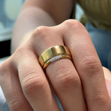 Textured Diamond Band