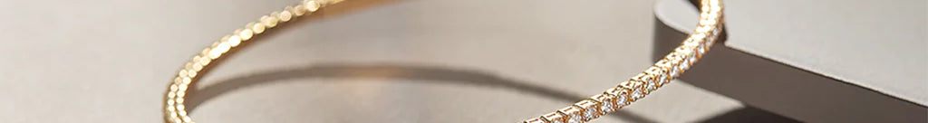 Flexi Diamond Tennis Bracelet in Yellow