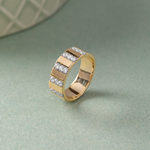 Station Bar Diamond Band, 14K Gold Vermeil, 1/2 ct Lab Grown Diamond-5