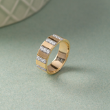 Station Bar Diamond Band, 14K Solid Gold, 1/2 ct Lab Grown Diamond-5