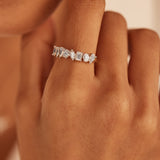 Multi Shape Diamond Band