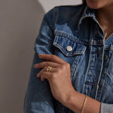 Minimalist Diamond Stackable Band