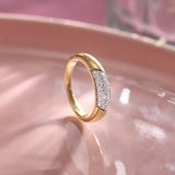 Soft Dome Pave Diamond Ring