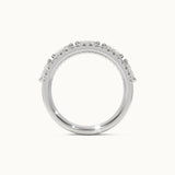 Marquise and Round Diamond Stack Band