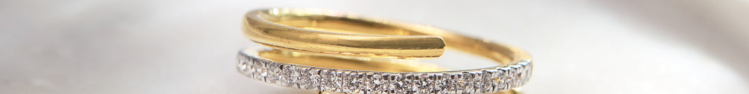 Heart Coil Diamond Ring