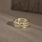 Multi Shape Diamond Stack Ring