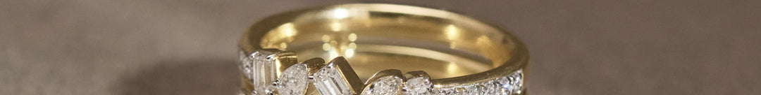 Multi Shape Diamond Stack Ring