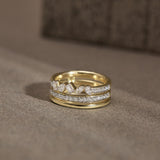 Multi Shape Diamond Stack Ring