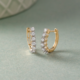 Linear Diamond Hoops