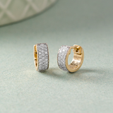 Bold Mini Diamond Hoops