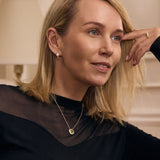 Diamond Dew Cluster Hoops