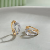 Curve Edit Diamond Earrings