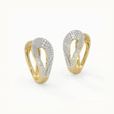 Curve Edit Diamond Earrings