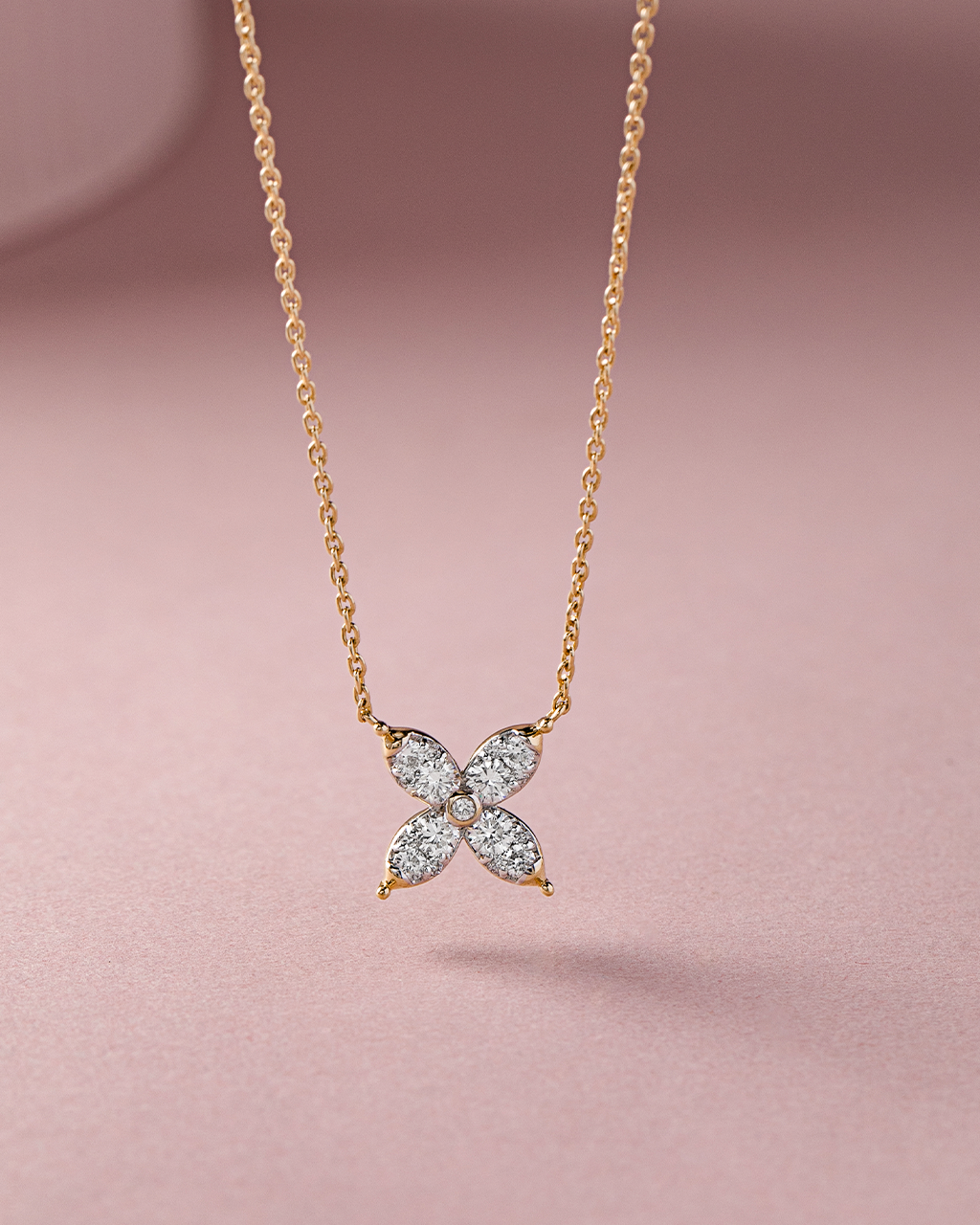 Butterfly Diamond Necklace, 14K Solid Gold, 1/2 ct Lab Grown Diamond-5