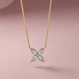 Butterfly Diamond Necklace, 14K Solid Gold, 1/2 ct Lab Grown Diamond-5