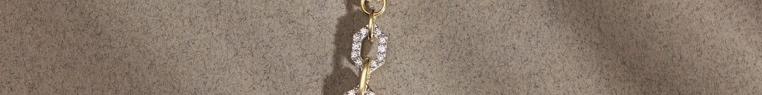 Linear Link Drop Necklace