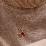 Modern Gem Necklace