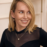 Round Diamond Cluster Necklace