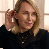 Oval Diamond Cluster Necklace