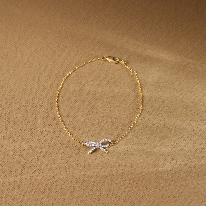Bow & Glow Diamond Bracelet
