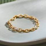 Statement Diamond Link Bracelet