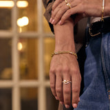 Statement Diamond Link Bracelet