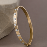 Station Diamond Oval Bracelet, 14K Gold Vermeil, 1/3 ct Lab Grown Diamond-5