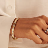 Station Diamond Oval Bracelet, 14K Solid Gold, 1/3 ct Lab Grown Diamond-2