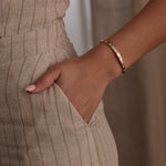 Station Diamond Oval Bracelet, 14K Gold Vermeil, 1/3 ct Lab Grown Diamond-4