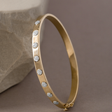 Station Diamond Oval Bracelet, 14K Solid Gold, 1/3 ct Lab Grown Diamond-5