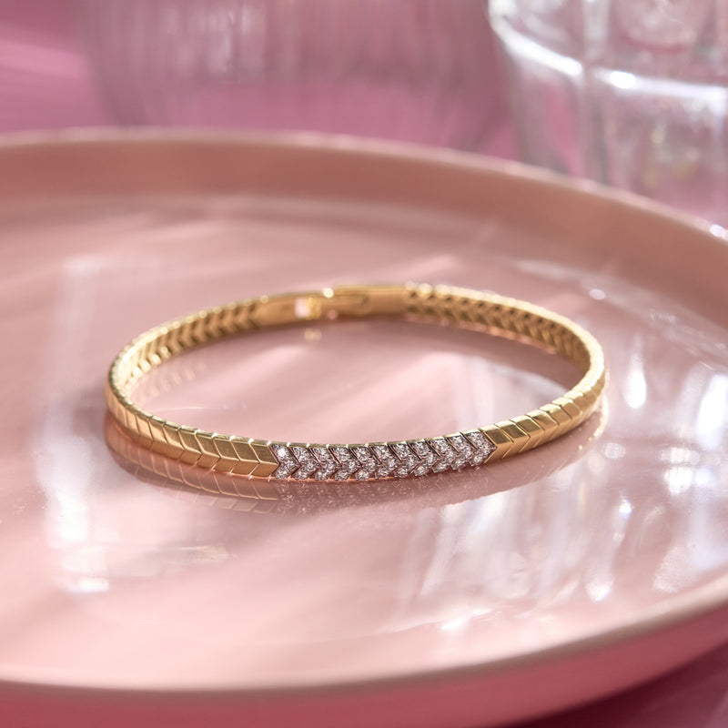 Chevron Diamond Bracelet