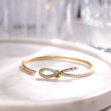 Ribbon Open Diamond Bracelet