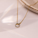 Circle of Grace Diamond Necklace