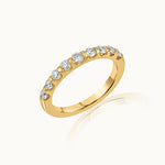 Bar Eternity Diamond Band, 10K Solid Gold, 1/2 ct Lab Grown Diamond-3