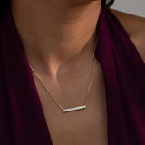 Brilliant Bar Necklace