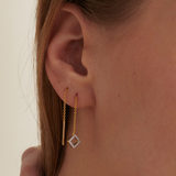 Square Threader Earrings