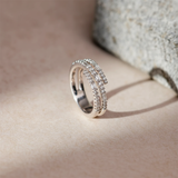 Spiral Diamond Ring